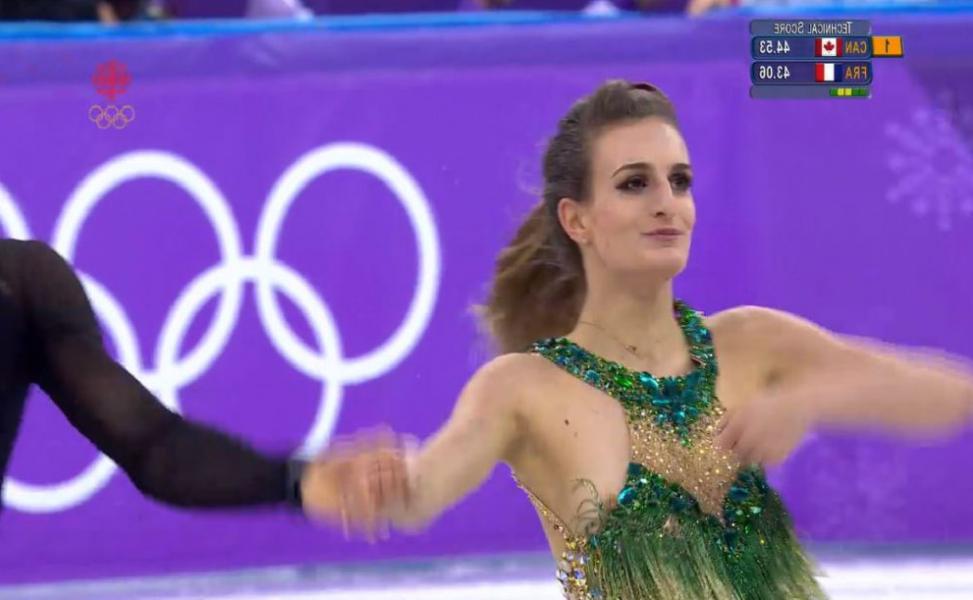 Gabriella Papadakis Olympic Nip Slip Photos 5