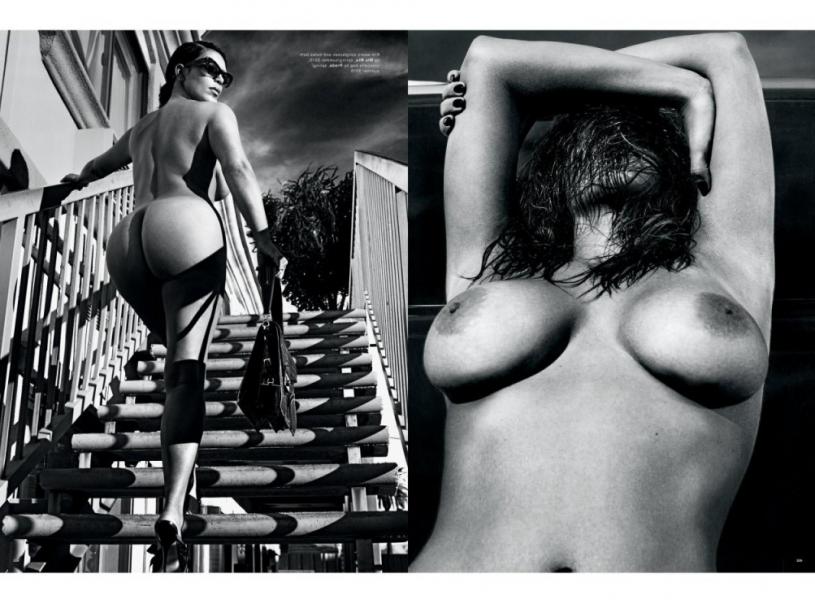 Φωτογραφίες της Kim Kardashian με γυμνό μουνί με λεία 18