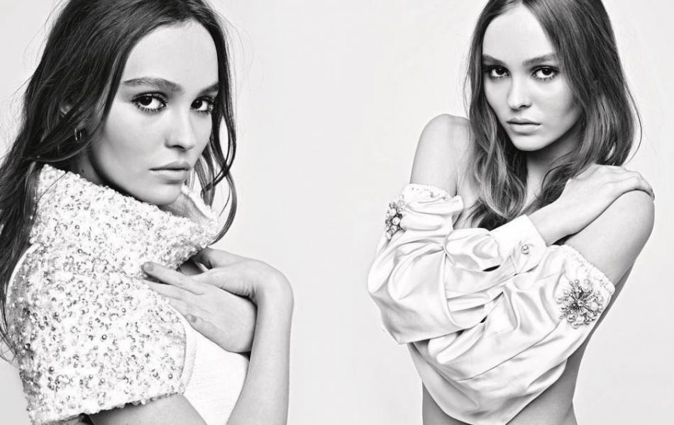 Lily Rose Depp sexy topless foto's 19