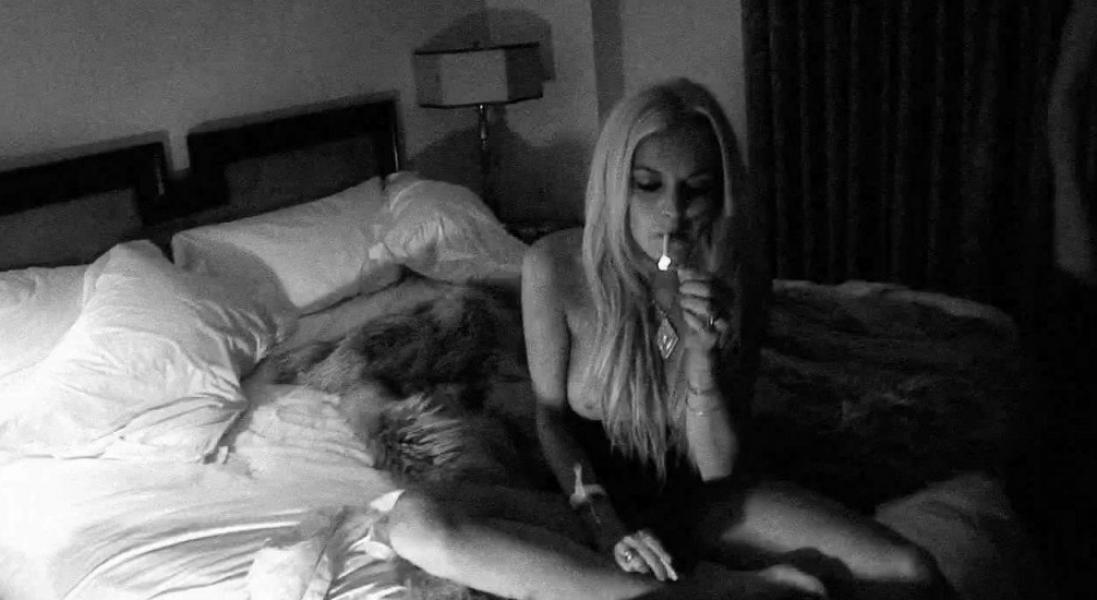 Lindsay Lohan topless sexy foto's 8