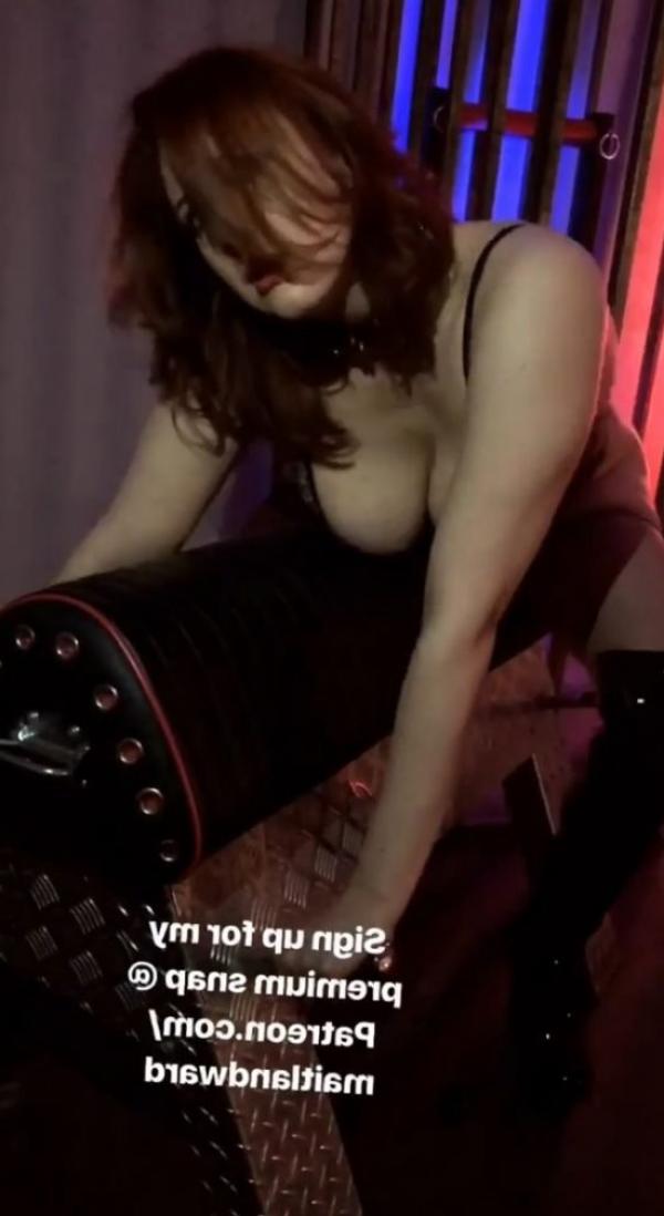 Maitland Ward BDSM Snapchat סשן תמונות סקסיות בעירום 53