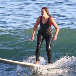Adam Brody 038 Leighton Meester Enjoy Another Surf Date in Malibu 48 Photos