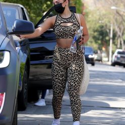 Addison Rae Dons a Leopard Print Outfit to Pilates 57 Photos