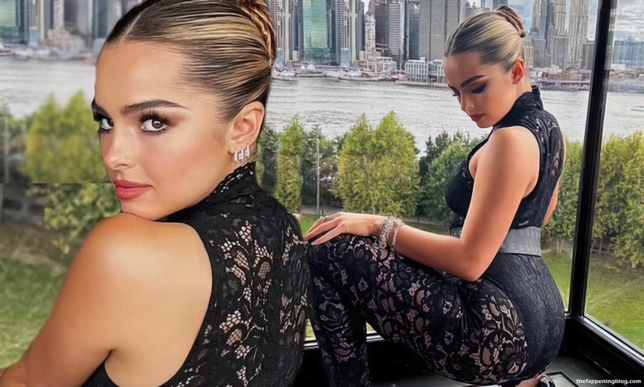 Addison Rae Flaunts Her Backside in a Daring Lace Catsuit (28 Photos)