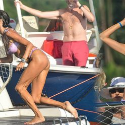 Alessandra Ambrosio Enjoys the First Day of 2021 Aboard a Luxury Yacht 87 Photos