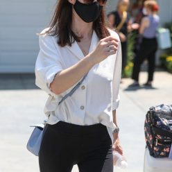 Alexandra Daddario Shows Off Her Pokies in Brentwood 64 Photos