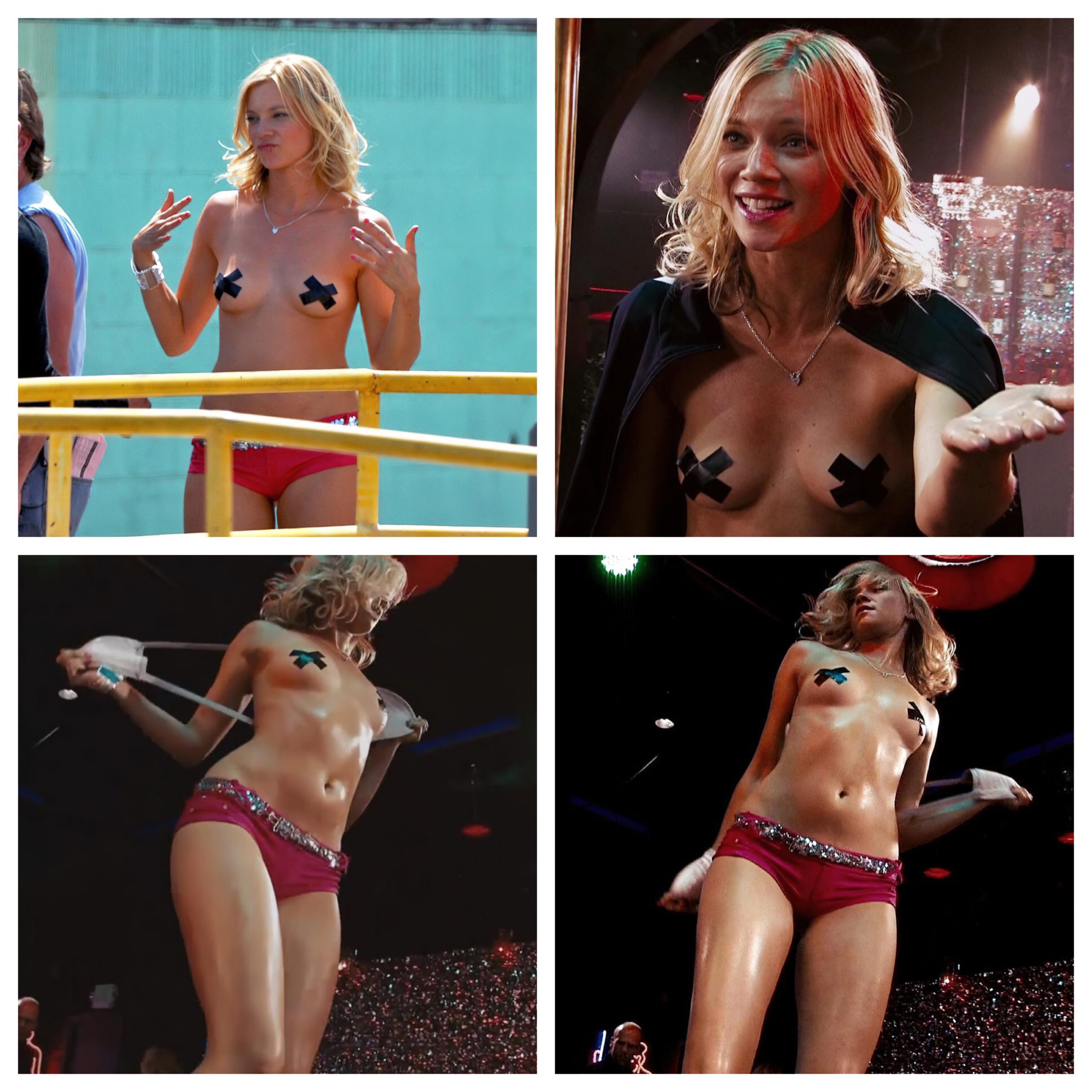 Amy Smart Topless (1 Collage Photo)