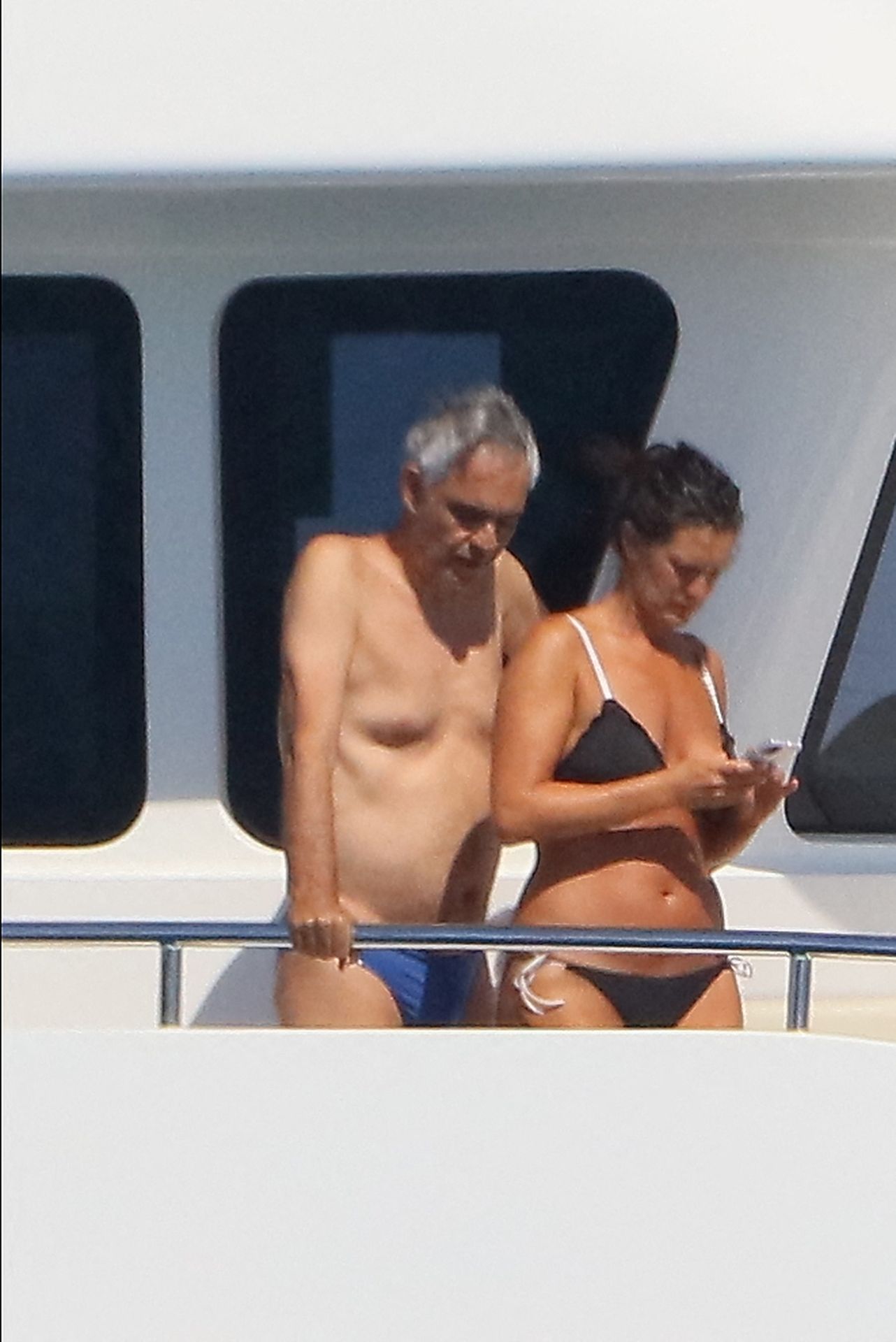 Andrea Bocelli & Veronica Berti Enjoy Their Holiday in St Tropez (19 Photos)