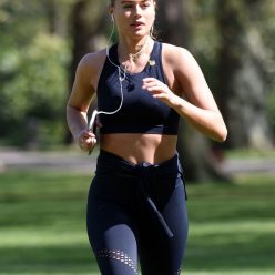 Arabella Chi Was Seen For the First Time Working Out in the Park Since Her split wi