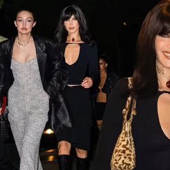 Bella Hadid Goes Braless as She Celebrates Her 25th Birthday in New York 82 Photos