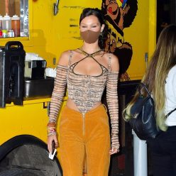 Bella Hadid Grabs a Bite at a Food Truck for Gigi8217s Birthday Party in NYC 30 Photos