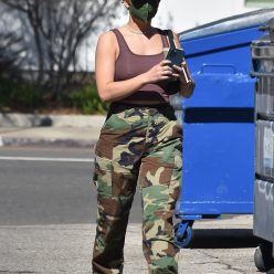 Braless Addison Rae Grabs a Juice on Her Way to a Studio 21 Photos