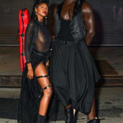 Bri Blvck Shows Off Her Nude Tits at The Event in New York 6 Photos