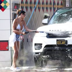 CJ Franco Strips To Her Bikini While Going To The Car Wash In Santa Monica 63 Photos