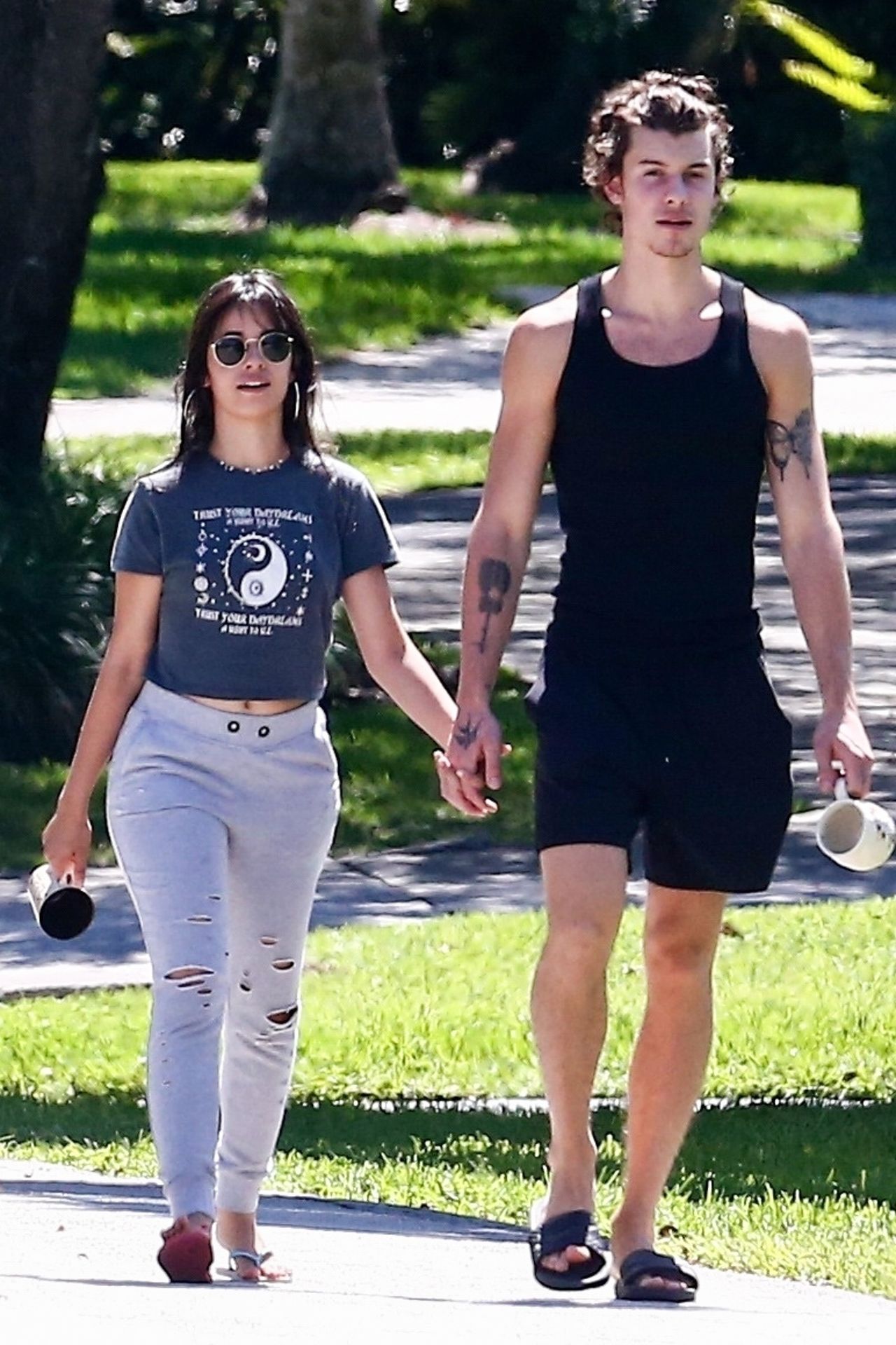 Camila Cabello & Shawn Mendes Take a Relaxing Slow Stroll in Coral Gables (59 Photos)