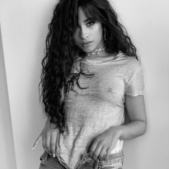 Camila Cabello8217s Tits in a White T Shirt 4 Photos