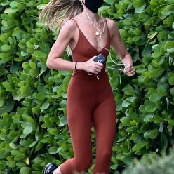 Candice Swanepoel Goes for a Run in Rainy Miami 44 Photos
