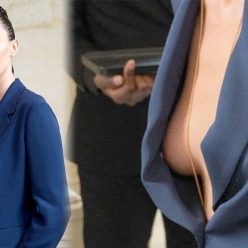 Cara Delevingne Flashes Her Nude Tit at the Fashion Show in Paris 70 Photos