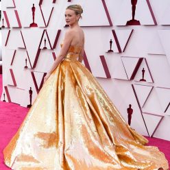 Carey Mulligan Shines in a Beautiful Golden Dress at the 93rd Academy Awards 53 Photos