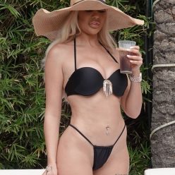 Chloe Ferry Celebrates Her 25th Birthday in a Skimpy Black Bikini in Marbella 39 Photos
