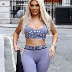 Chloe Ferry Shows Off Her Midriff in London 12 Photos