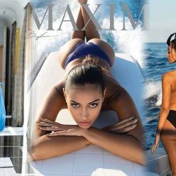 Cindy Kimberly Shows Her Stunning Body in a Sexy Topless Shoot for Maxim USA 10 Photos