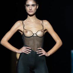 Claudia Martin8217s Tits at the Andres Sarda Fashion Show 8 Photos