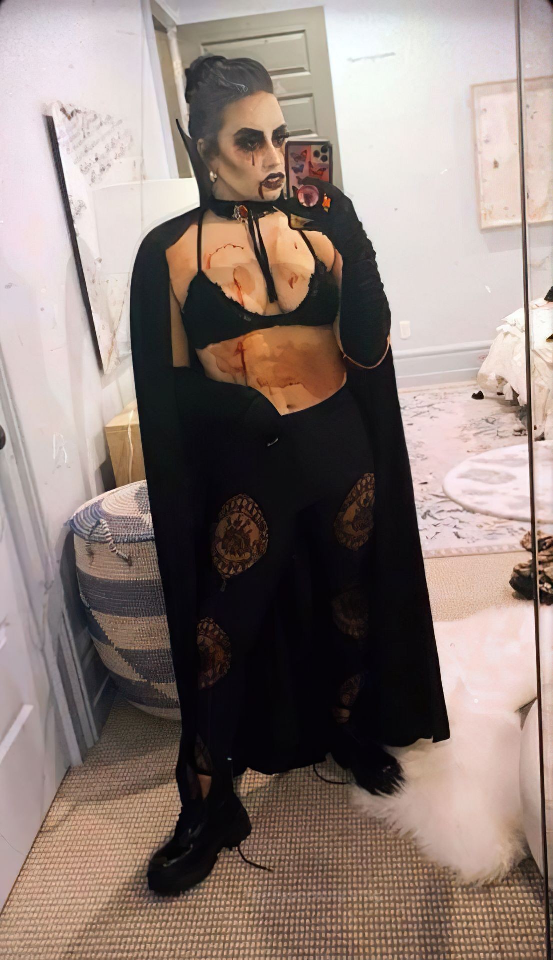 Demi Lovato’s Dracula Costume (9 Photos)
