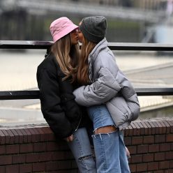 Demi Sims Packs on the PDA With Her Girlfriend Francesca Farago in London 66 Photos