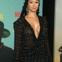 Draya Michele Flaunts Her Sexy Tits 038 Legs at 8216The Harder They Fall8217 Premiere i