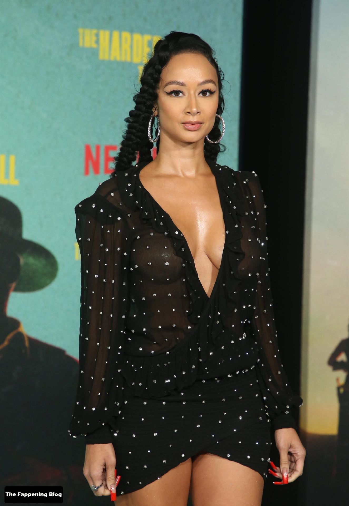 Draya Michele Flaunts Her Sexy Tits  Legs at The Harder They Fall’ Premiere in LA (25 Photos)