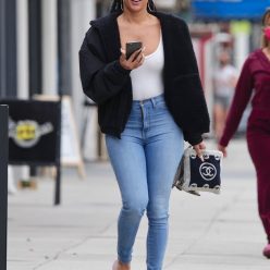 Draya Michele is All Smiles Leaving a Nail Salon in Studio City 16 Photos