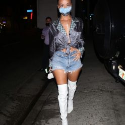 Draya Michele is Spotted Arriving to the LA Lakers Championship Celebration 29 Photos