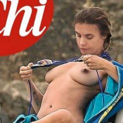Elisabetta Canalis Sexy 038 Topless 16 Photos