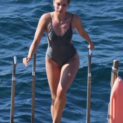 Ema Kovac Stuns in an One Piece Bikini in Ischia 29 Photos