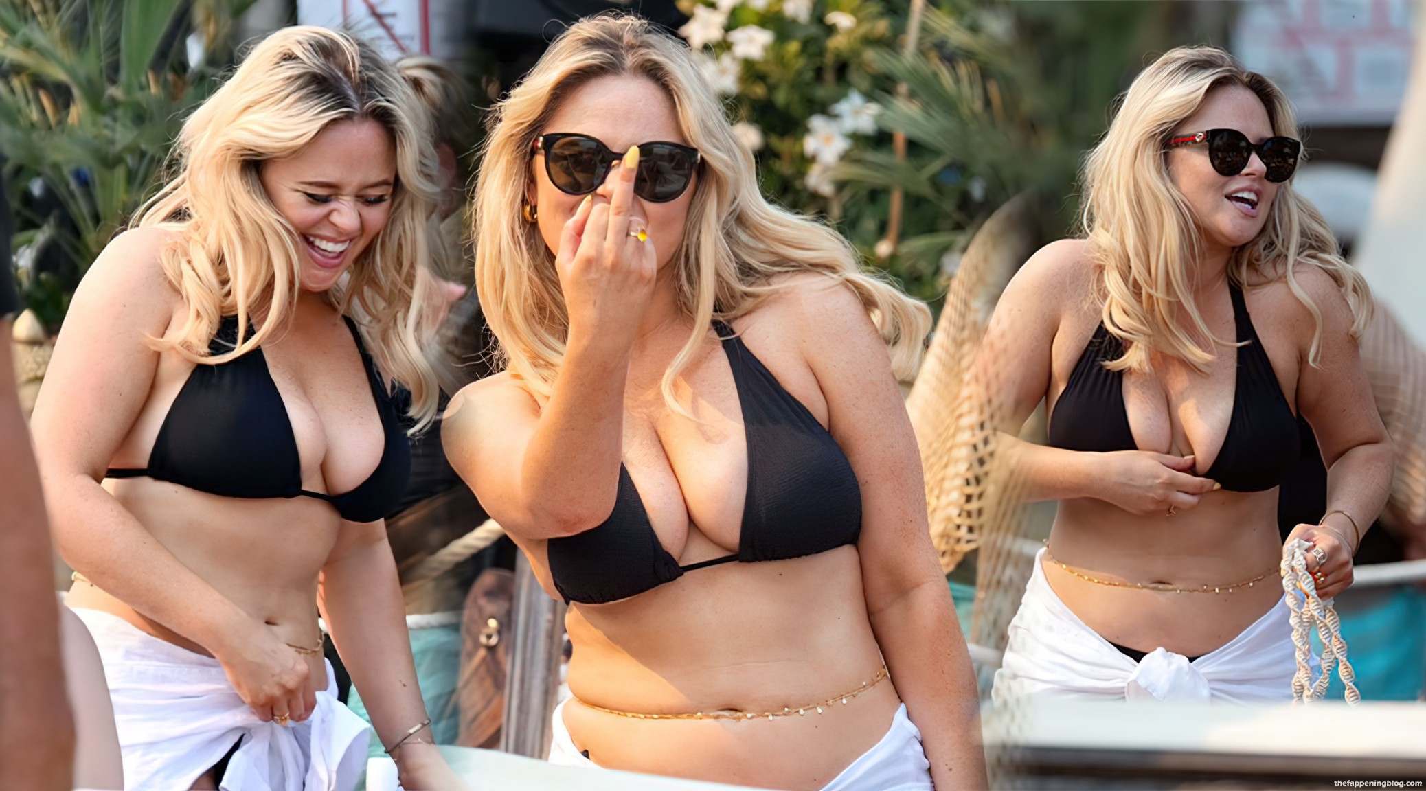 Emily Atack Looks in Great Spirits as She is Seen With a Mystery Man on Holiday in Marbella (102 Photos) [Updated]