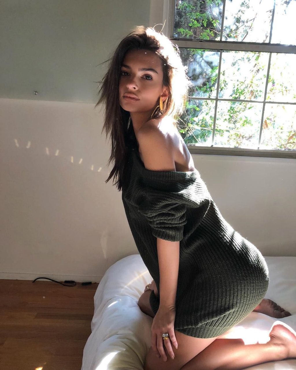 Emily Ratajkowski เซกซ ภาพถาย GIF ดารานด