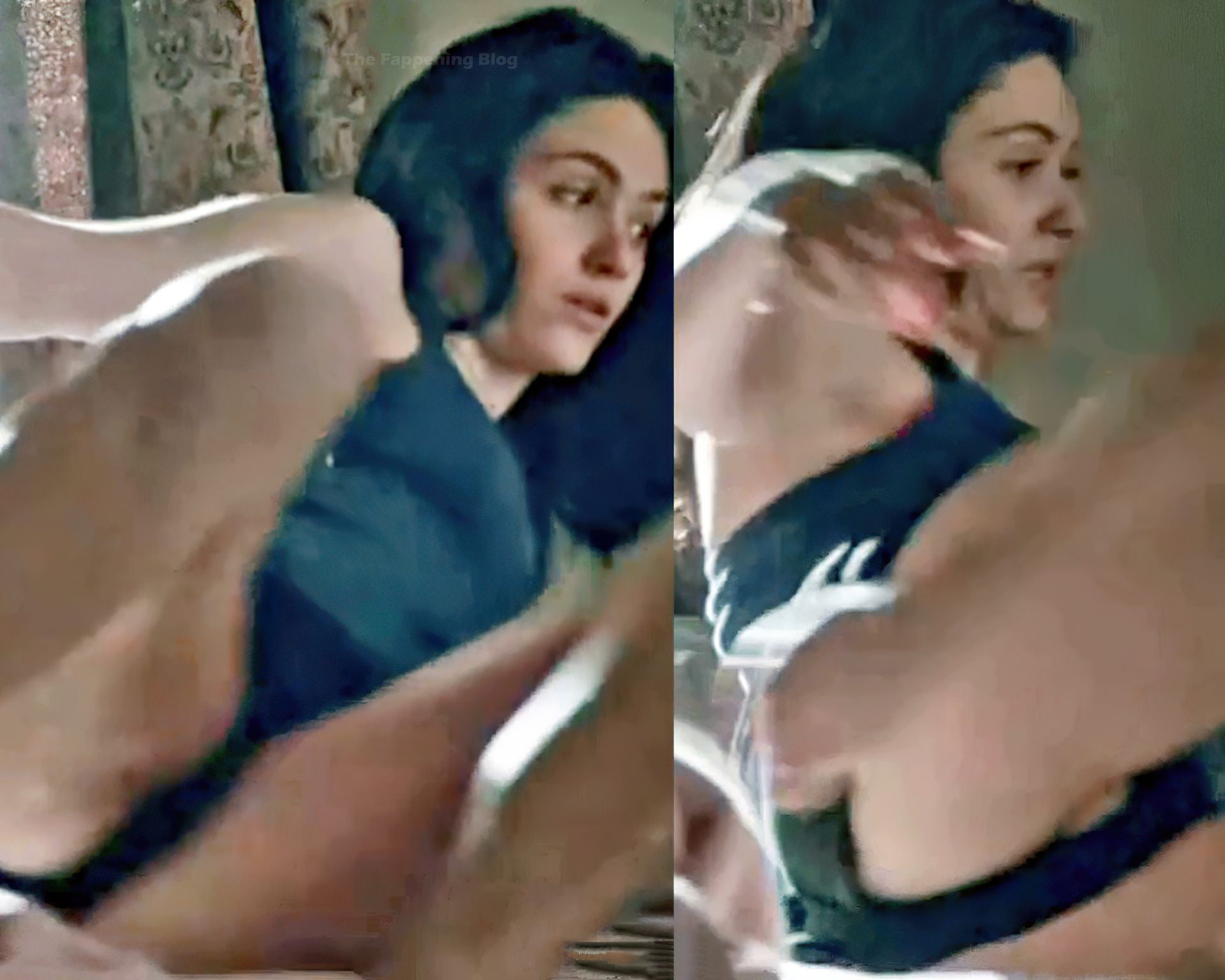 Emmy Rossum Nude  Sexy (3 Collage Photos + Video)