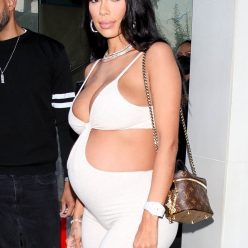 Erica Mena Flaunts Her Pregnant Boobs in a Revealing Outfit at Catch LA 29 Photos