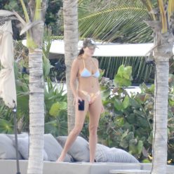 Francesca Aiello Looks Stunning as She Hits the Beach in a Bikini in Tulum 23 Photos