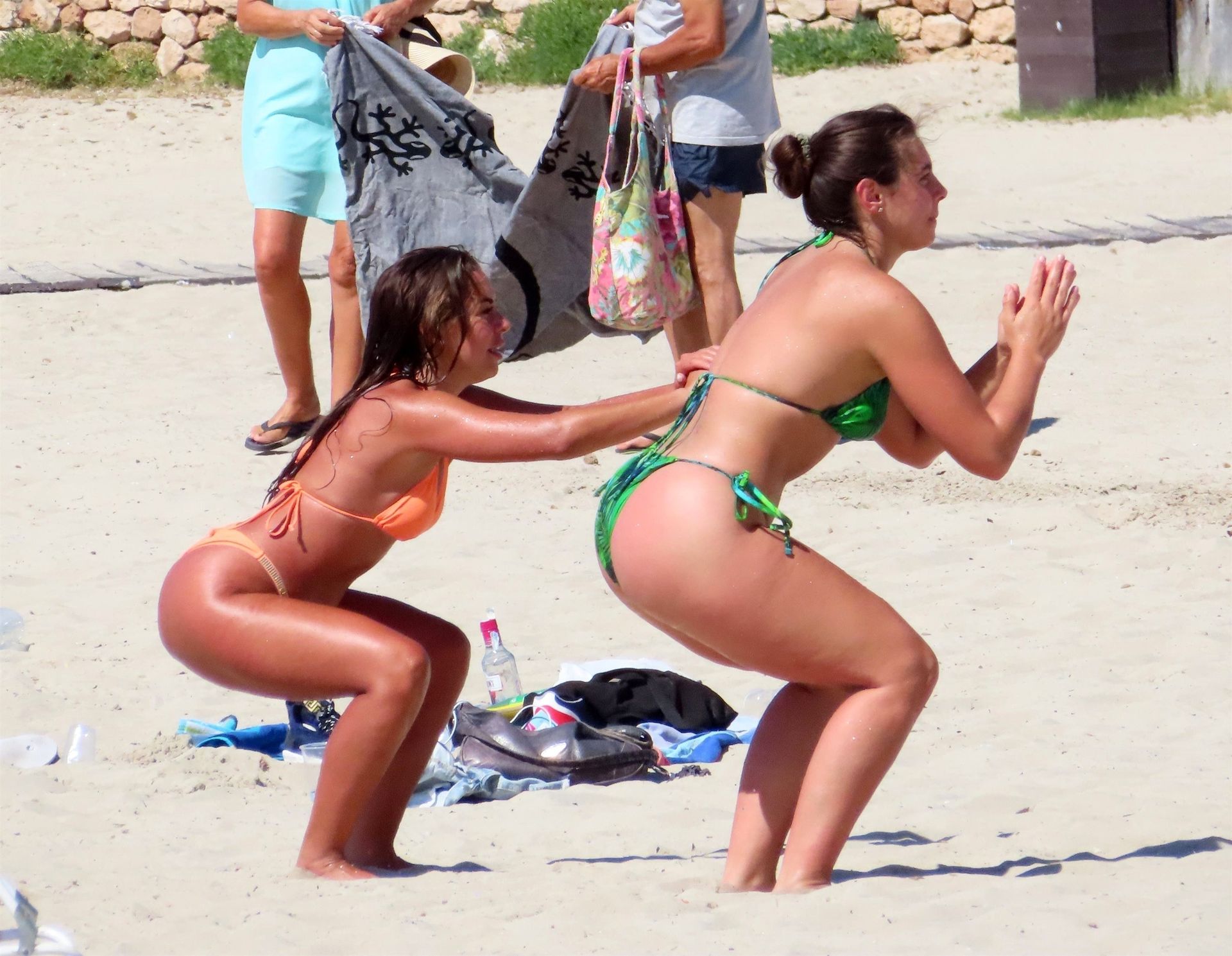Francesca Allen, Georgia Steel, Elma Pazar Enjoy a Day in Ibiza (40 Photos)