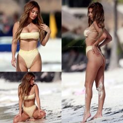 Francesca Farago Flaunts Her Flawless Bikini Body on the Beach in Mexico 71 Photos