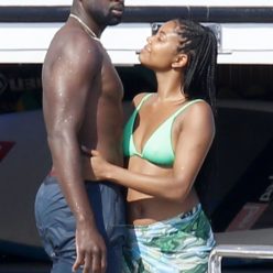 Gabrielle Union 038 Dwyane Wade Pack on the PDA on a Yacht in Sardinia 61 Photos