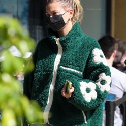 Hailey Bieber Grabs a Drink and Hops in Her Lamborghini Truck 30 Photos