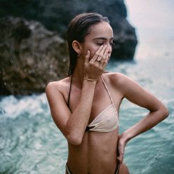 Inka Williams Shows Her Tits in a Wet See Through Bikini 3 Photos
