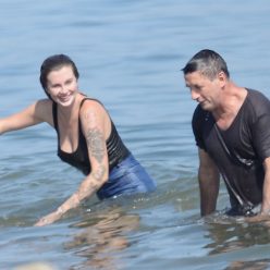 Ireland Baldwin Cools Off From the Summer Heat Wave by Taking a Swim 18 Photos