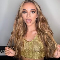 Jade Thirlwall Showed Her Nipples in a Sheer Top 2 Photos