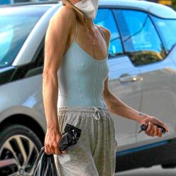 Jaime King Leaves a Liquor Store in Hollywood Wearing a Protective Mask 9 Photos