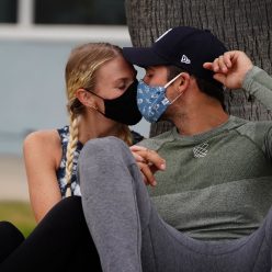 James Maslow 038 Caitlin Spears Share a Kiss After a Run 38 Photos