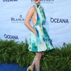January Jones Poses Braless at the 14th Annual Oceana SeaChange Summer Party 30 Photos